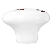 Hochland Cow Cartoon Keramikknauf (Seitenansicht)