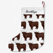 Hochland Cow Cartoon Kleiner Weihnachtsstrumpf (Rückseite)