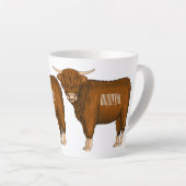 Hochland Cow Cartoon Milchtasse (Rechte Ecke)