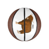 Hochland Cow Cartoon Mini Basketball (Vertikal)