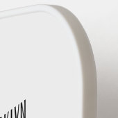 Hochland Cow Cartoon Pickleball Schläger (Linke Seite)