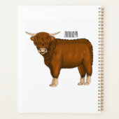 Hochland Cow Cartoon Planer (Rückseite)