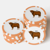 Hochland Cow Cartoon Pokerchips (Stapel)