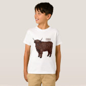 Hochland Cow Cartoon T-Shirt (Vorne ganz)