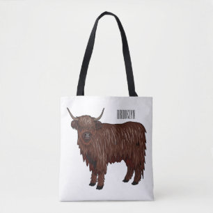 Hochland Cow Cartoon Tasche