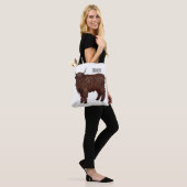 Hochland Cow Cartoon Tasche (Am Model)
