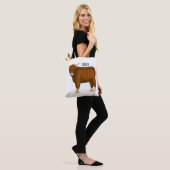 Hochland Cow Cartoon Tasche (Am Model)