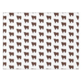 Hochland Cow Cartoon Tischdecke (Vorderseite (Horizontal))