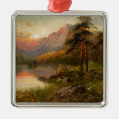 Hochland-Einsamkeit Silbernes Ornament (Vorne)