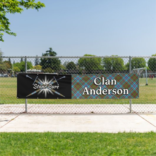 Hochland-Festival-Clan-Anderson-Zelt Banner (Insitu)