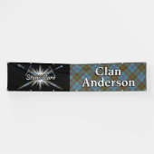 Hochland-Festival-Clan-Anderson-Zelt Banner (Horizontal)