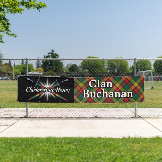 Hochland-Festival-Clan-Buchanan-Zelt Banner (Insitu)