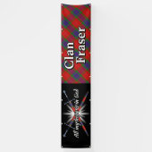 Hochland-Festival-Clan Fraser Zelt Banner (Vertikal)