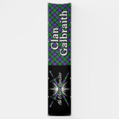 Hochland-Festival-Clan Galbraith Zelt Banner (Vertikal)