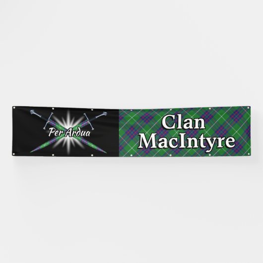 Hochland-Festival-Clan MacIntyre Zelt Banner (Horizontal)