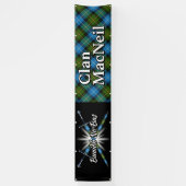 Hochland-Festival-Clan MacNeil Zelt Banner (Vertikal)