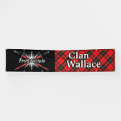 Hochland-Festival-Clan-Wallace-Zelt Banner (Horizontal)