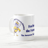 Hochland Herbie die Hornissen-Schüler-Tasse Kaffeetasse (Vorderseite Links)