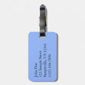 Hochland-Hochgebirge II bei Yosemite Gepäckanhänger (Rückseite vertikal)