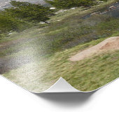 Hochland-Hochgebirge III bei Yosemite Fotodruck (Ecke)