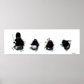 Hochland-Igel Poster (Vorne)