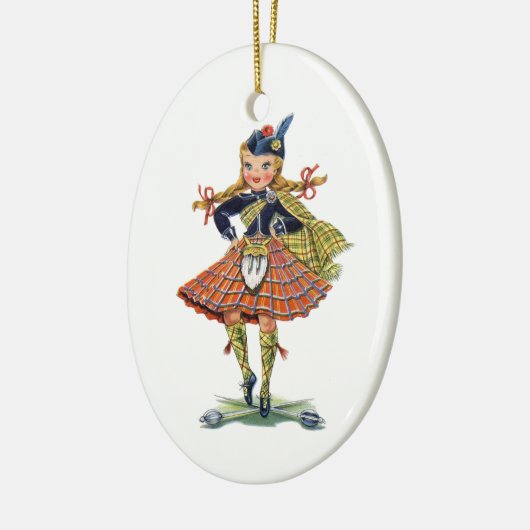 Hochland-Klinge-Tanz Keramik Ornament (Links)