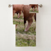 Hochland-Kuh-Badezimmer-Tuch-Set Badhandtuch Set (Insitu)