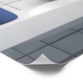 Hochland Kuh Brushing Zähne Zahnbürste Bad Poster (Ecke)