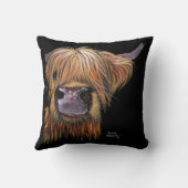Hochland-Kuh-Druck "HeNRY DURCH SHiRLeY MacARTHuR Kissen (Rückseite)
