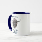 Hochland-Kuh, ein kleiner StückchenScottish! Tasse (Vorderseite Links)