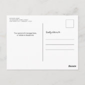 Hochland-Kuh-Fest Farm Tierweihnachtsbewegung Postkarte (Rückseite)