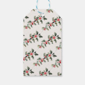 Hochland Kuh festivtive Farm Tier Frohe Weihnachte Geschenkanhänger (Rückseite)