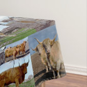 Hochland-Kuh-FotoCollage, Tischdecke (Beispiel)