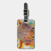 Hochland-Kuh Gepäckanhänger (Vorderseite vertikal)