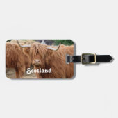 Hochland-Kuh Gepäckanhänger (Vorderseite horizontal)