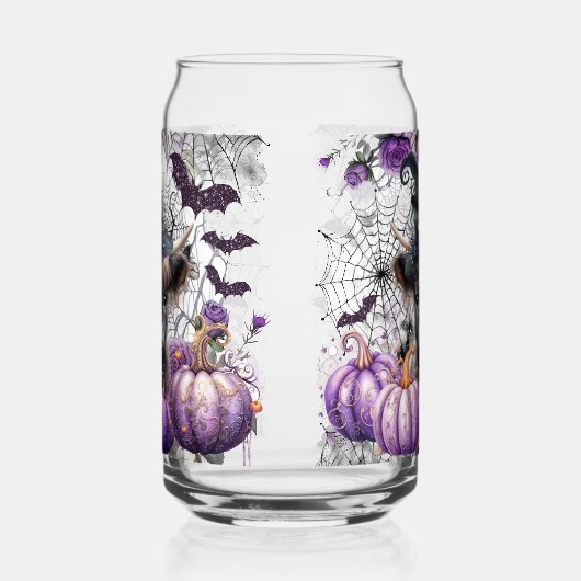 Hochland Kuh gestrichen Can Brille Dosenglas (Links)