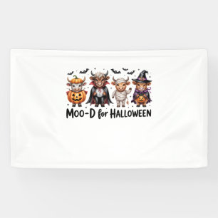 Hochland-Kuh Halloween-Spooky-Jahreszeit (2) Banner