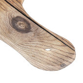 Hochland-Kuh-Imitate Holzdesign Schneidebrett (Ecke)