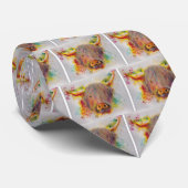 Hochland-Kuh Krawatte (Gerollt)