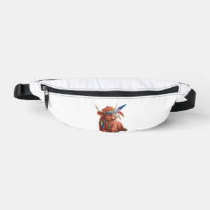 Hochland-Kuh Png, Coole Kuh Png, Sonnenbrille Bauchtasche