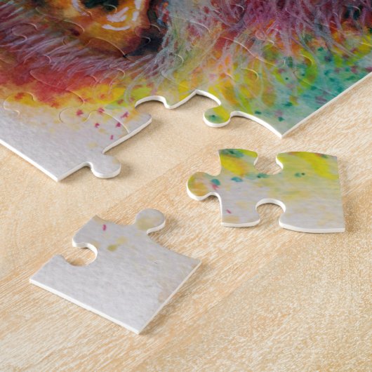 Hochland-Kuh Puzzle (Seite)