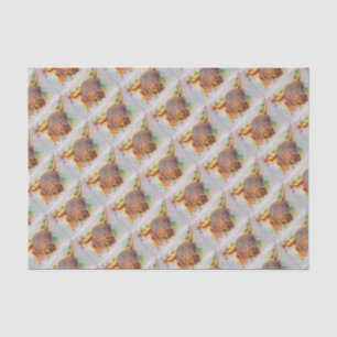 Hochland-Kuh Seidenpapier