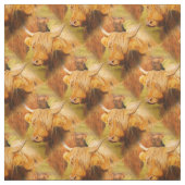 Hochland-Kuh Stoff (Muster)