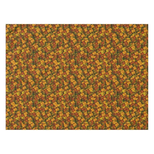 Hochland-Kuh-Tartan-Design, Tischdecke (Vorderseite (Horizontal))