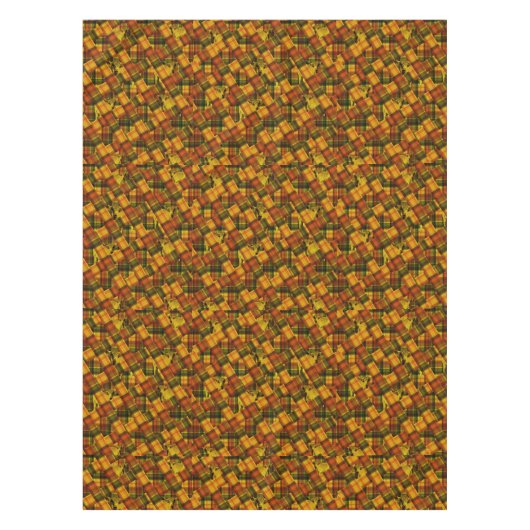 Hochland-Kuh-Tartan-Design, Tischdecke (Vorderseite)