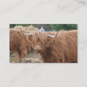 Hochland-Kuh Visitenkarte (Rückseite)