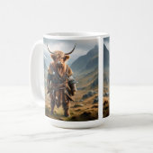 Hochland-Kuh-Wiking, Kaffeetasse (Vorderseite Links)