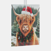 Hochland-Kuhglas-Ornament Ornament Aus Glas (Vorderseite Rechts)
