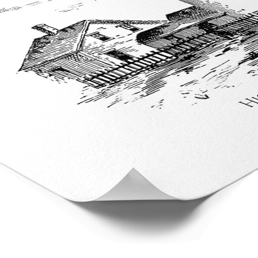 Hochland-Leuchtturm aus Truro Poster (Ecke)