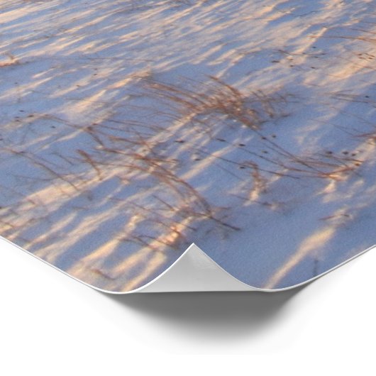 Hochland-Leuchtturm Cape Cod im Winter Poster (Ecke)